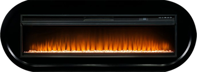 Каминокомплект Ellipse - Черный с очагом Vision 60 LED в Тюмени
