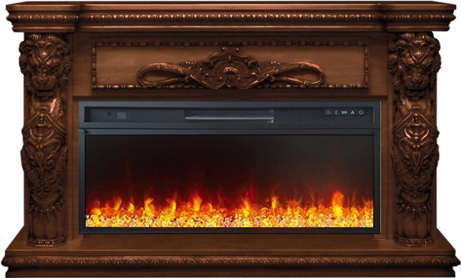 Каминокомплект Windsor 42 - Темный дуб с очагом Vision 42 LED в Тюмени