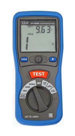 Измеритель сопротивления заземления CEM DT-5300B в Тюмени