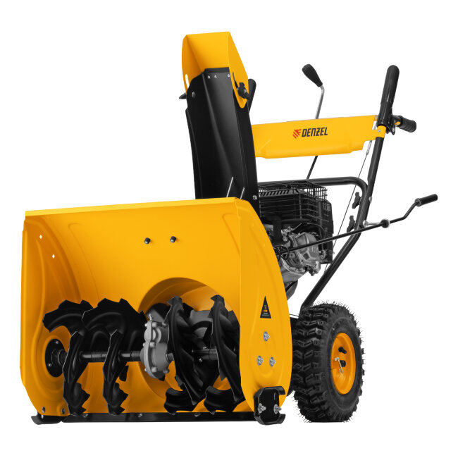 Бензиновая снегоуборочная машина SBM 610, 212 cc, ручной старт, фара Denzel в Тюмени