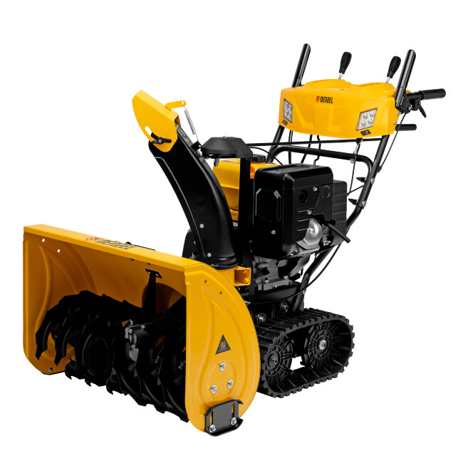 Бензиновая снегоуборочная машина SBL 711DT PRO, 420cc, гусеницы, эл.старт, блок. дифф. Denzel в Тюмени