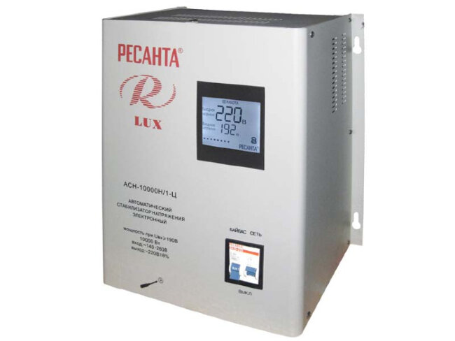Стабилизатор напряжения серии LUX РЕСАНТА АСН-10000Н/1-Ц в Тюмени