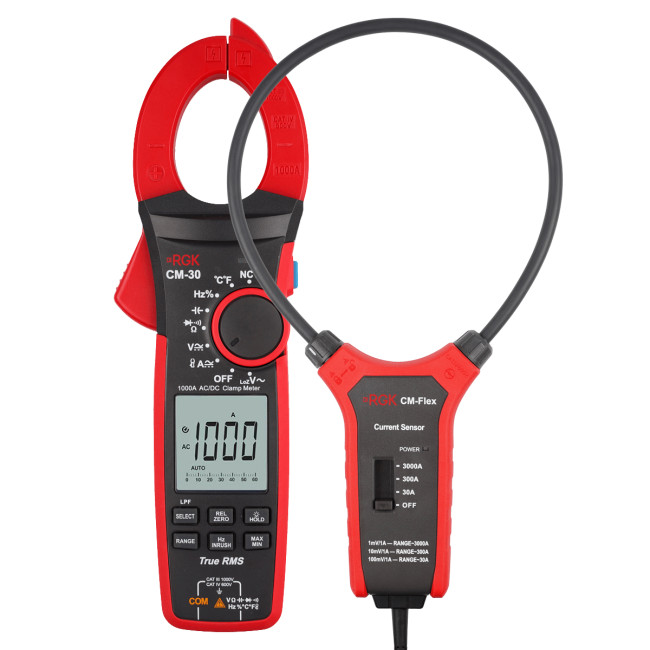 Токоизмерительные клещи RGK CM-30 + Токовый датчик RGK CM-Flex в Тюмени