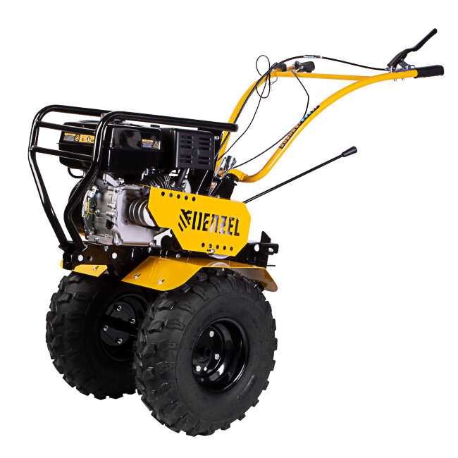 Мотоблок DPT-370-PRO, 7 л.с, ременное сцепление, ширина 90 см, глубина 35 см, фрез 3 х 4, ШОМ, передачи 4В/2Н Denzel в Тюмени