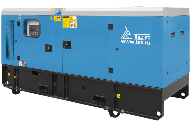 Дизельный генератор ТСС АД-40С-Т400 в шумозащитном кожухе в Тюмени