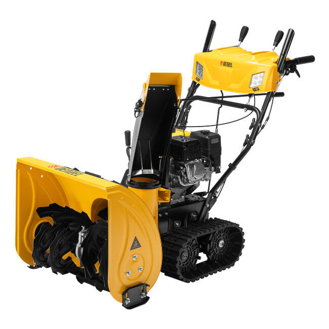 Бензиновая снегоуборочная машина SBM 610DT PRO, 212cc, гусеницы, эл.старт, блок. дифф. Denzel в Тюмени