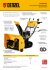 Бензиновая снегоуборочная машина SBM 610DT PRO, 212cc, гусеницы, эл.старт, блок. дифф. Denzel в Тюмени