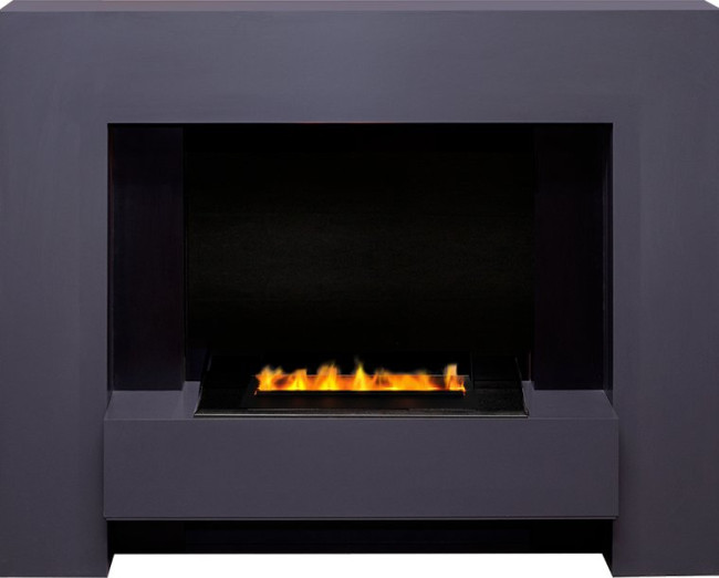 Каминокомплект Tokyo - Graphite Grey с очагом Cassette 400 LNH-INT PS (без дров) в Тюмени