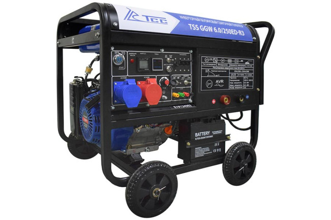Инверторный бензиновый сварочный генератор TSS GGW 6.0/250ED-R3 в Тюмени