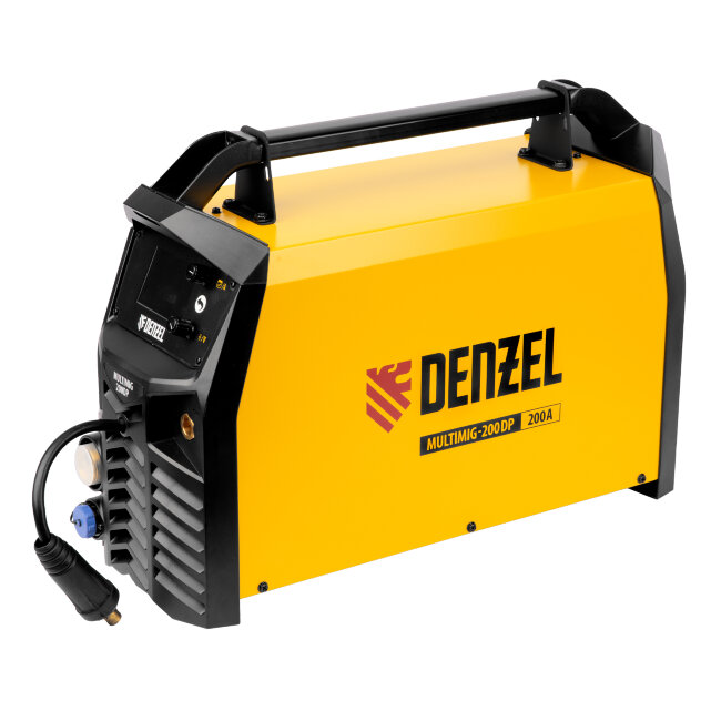 Аппарат инвертор. полуавтомат. сварки MultiMIG-200DP Synergy Double Pulse, 200 А, ПВ 80% Denzel в Тюмени