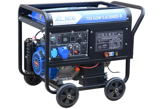 Инверторный бензиновый сварочный генератор TSS GGW 5.0/200ED-R в Тюмени