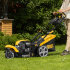 Бензиновая газонокосилка GLT-460SP-T, Trike 149 см3, 46 см, привод, панель, 60л Denzel  в Тюмени