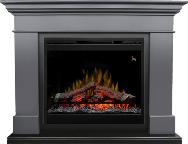 Каминокомплект California Graphite Gray - Серый графит с очагом Symphony 26'' DF2624L-INT в Тюмени