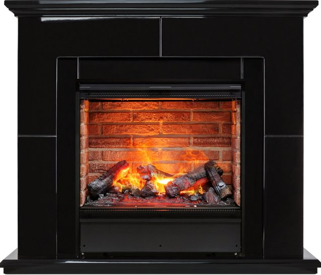 Каминокомплект Suite Black - Черный лак с очагом Engine 56-600 BB в Тюмени
