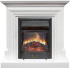 Каминокомплект Bradford - Белый с очагом Majestic FX Black в Тюмени