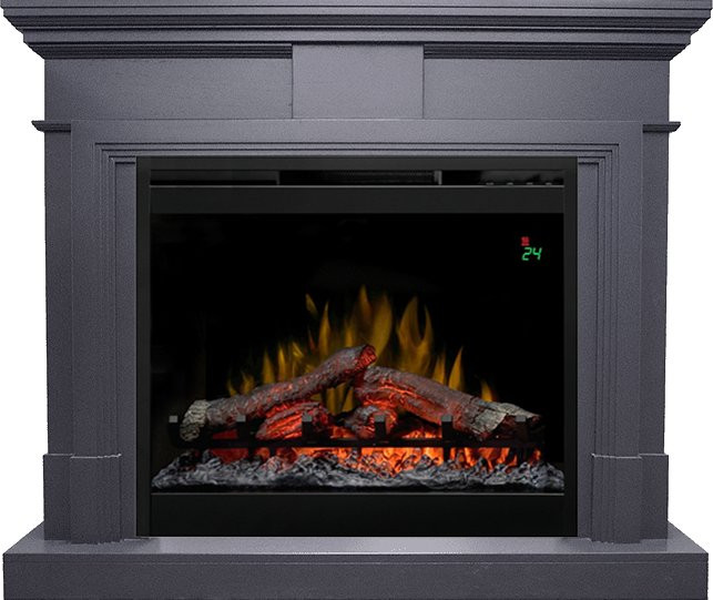 Каминокомплект Coventry Graphite Grey - Серый графит с очагом Symphony 26'' DF2624L-INT в Тюмени