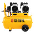 Компрессор безмасляный, малошумный DLS 2200/50, 2200 Вт, 2x1100, 50 л, 380 л/мин Denzel в Тюмени