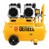 Компрессор безмасляный, малошумный DLS 2200/50, 2200 Вт, 2x1100, 50 л, 380 л/мин Denzel в Тюмени