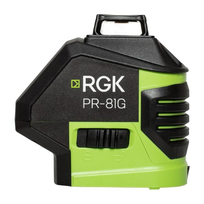 Комплект: лазерный уровень RGK PR-81G + штанга-упор в Тюмени