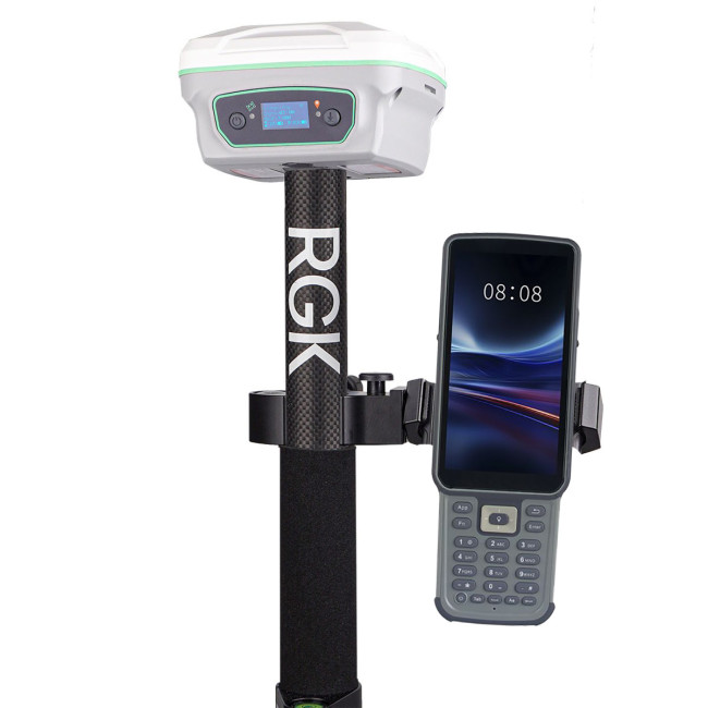 Комплект GNSS-приёмник RGK SR1 с контроллером RGK SC100 и вехой RGK GLS 18 в Тюмени