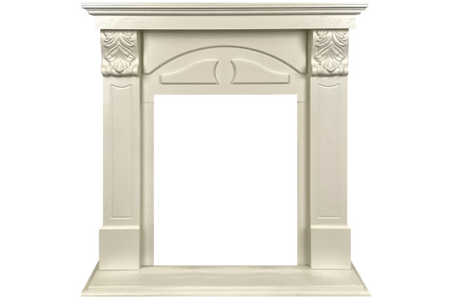 Портал Royal Flame Dublin (деревянный) RUSTIC (Разборный) - Слоновая кость в Тюмени