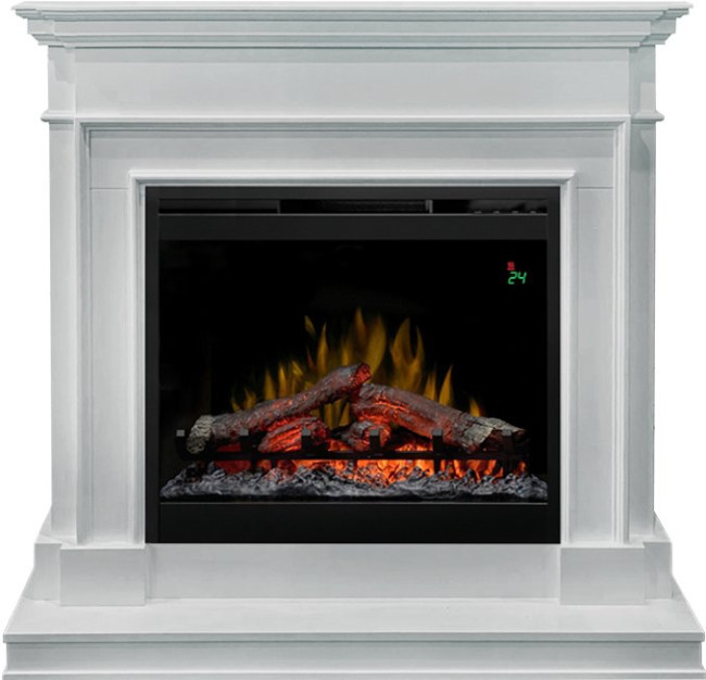 Каминокомплект Newport - Белый с очагом Symphony 26'' DF2624L-INT в Тюмени
