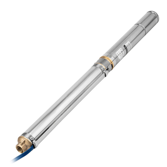 Скважинный насос DWC-3-60, центробежный, диаметр 3", 800 Вт, 3300 л/ч, напор 60 м Denzel в Тюмени