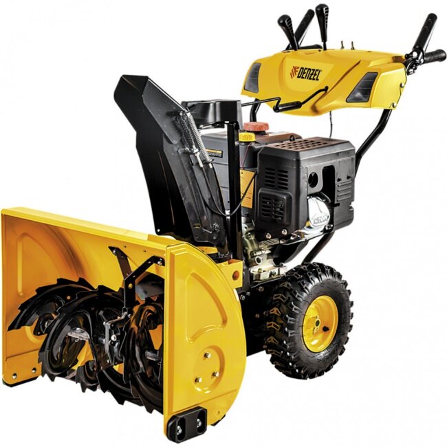 Бензиновая снегоуборочная машина SB 1100 E, 11 л.с, Loncin, с электростартером, фара, обогрев Denzel в Тюмени