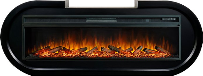 Каминокомплект Soho - Черный с очагом Vision 60 LOG LED в Тюмени