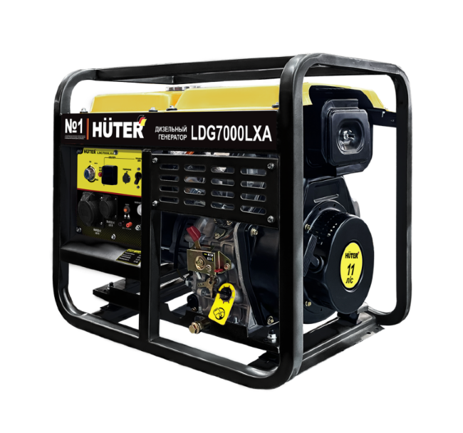 Электрогенератор дизельный LDG 7000LXА Huter в Тюмени