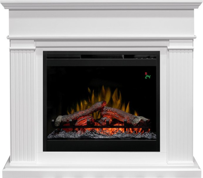 Каминокомплект Adagio - Белый с очагом Symphony 26'' DF2624L-INT в Тюмени