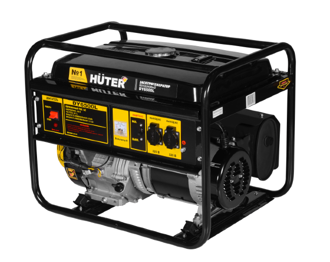 Портативный бензогенератор HUTER DY6500L в Тюмени