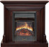 Каминокомплект Bradford - Темный дуб с очагом Majestic FX Black в Тюмени