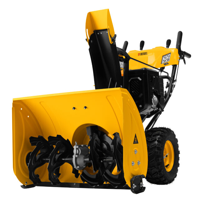 Бензиновая снегоуборочная машина SBL 711D PRO, 302cc, эл.старт, фара, обогрев, блок. дифф. Denzel в Тюмени
