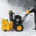 Бензиновая снегоуборочная машина SBL 711D PRO, 302cc, эл.старт, фара, обогрев, блок. дифф. Denzel в Тюмени