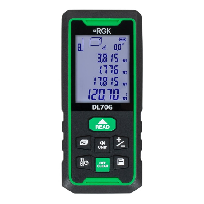 Лазерный дальномер RGK DL70G - зеленый луч в Тюмени