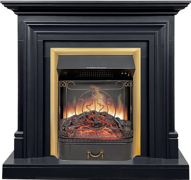 Каминокомплект Bradford - Серый графит с очагом Majestic FX Brass в Тюмени