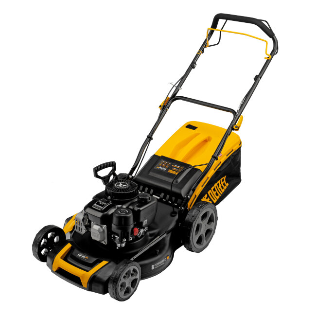 Газонокосилка бензиновая GLR-460SP-ZS, 149 см3, ширина 46 см, привод, травосборник 65 л Denzel в Тюмени