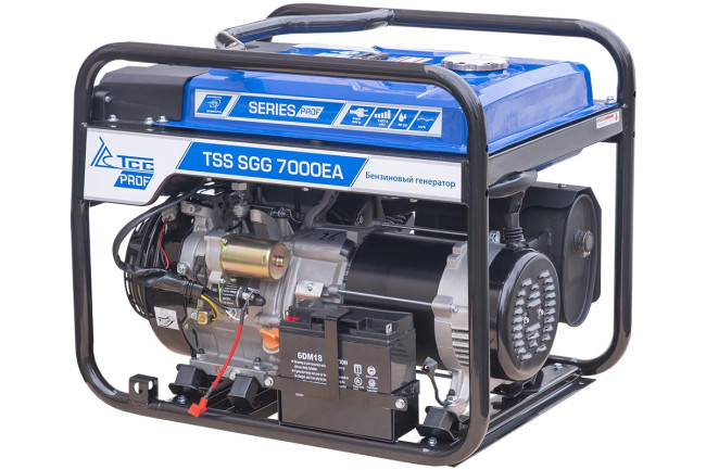 Бензогенератор 7 кВт TSS SGG 7000EA в кожухе МК-1.1 в Тюмени