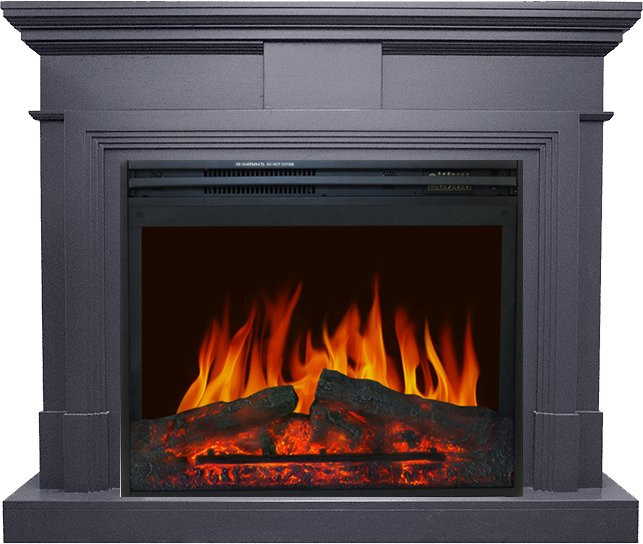 Каминокомплект Coventry Graphite Grey - Серый графит с очагом Jupiter FX New в Тюмени