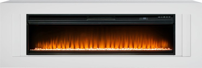 Каминокомплект Line 60 SFT - Белый с очагом Vision 60 LED в Тюмени