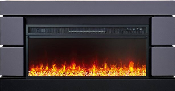 Каминокомплект Modern 42 SFT (Разборный) - Серый графит с очагом Vision 42 LED в Тюмени