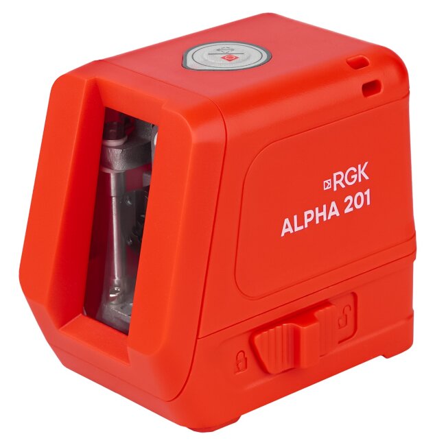 Лазерный уровень RGK ALPHA 201 с калибровкой с красным лучом в Тюмени